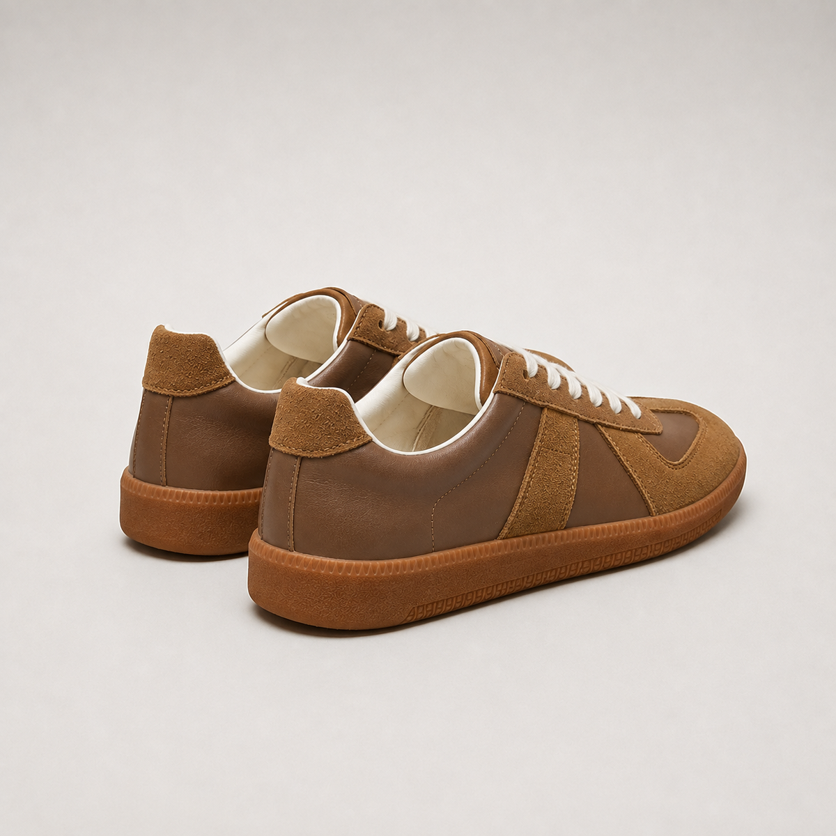 Cushioned Lightweight Mesh Lace-Up Casual Trainers Men