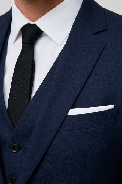 Slim Fit Three Piece Formal Suit Set Men