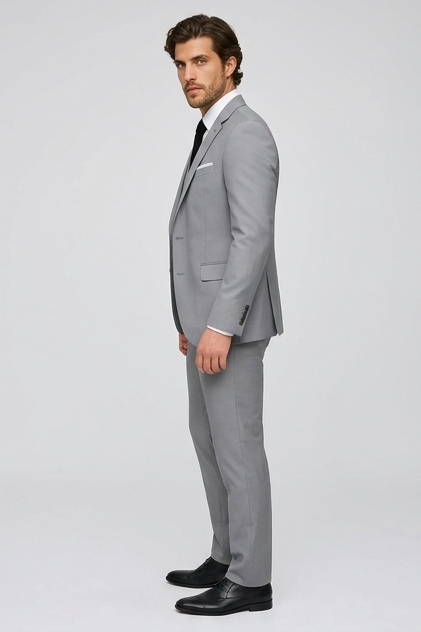 Slim Fit Three Piece Formal Suit Set Men