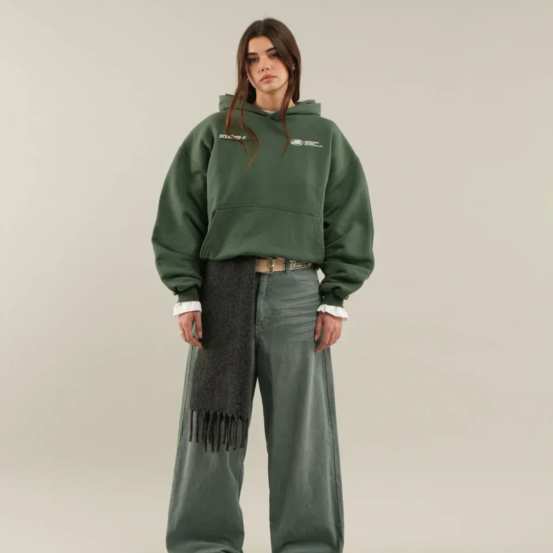 Women's Oversized Modern Cut Hoodie with Soft Blend Fabric