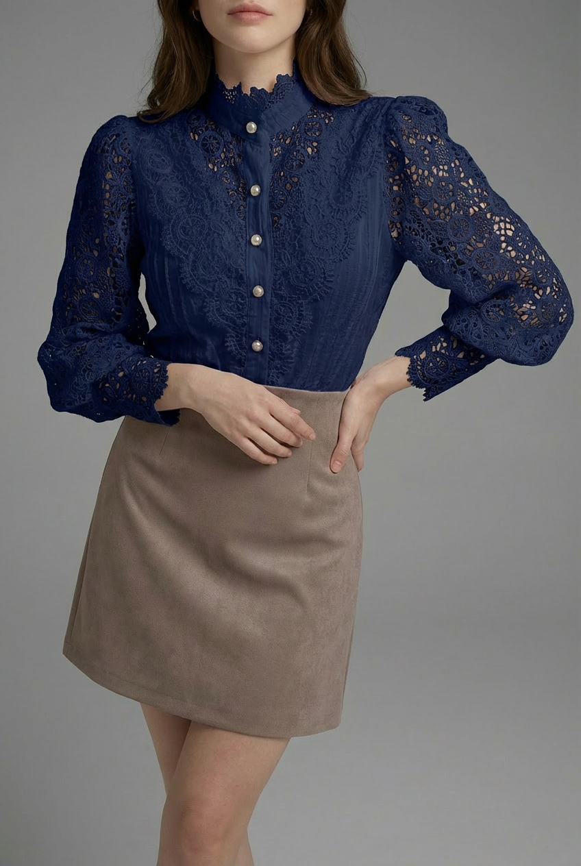 Women’s Victorian Lace Blouse