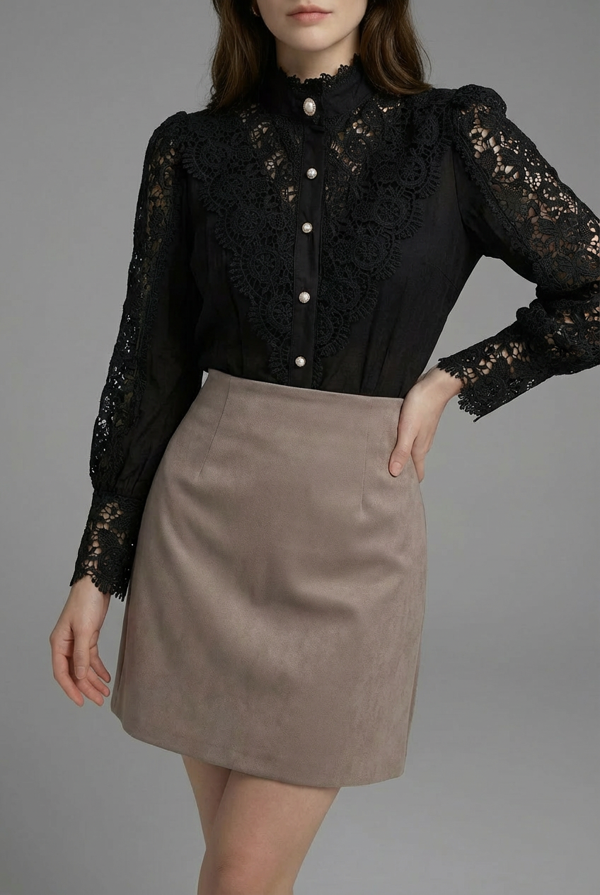 Women’s Victorian Lace Blouse