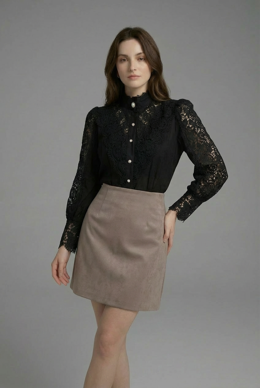 Women’s Victorian Lace Blouse