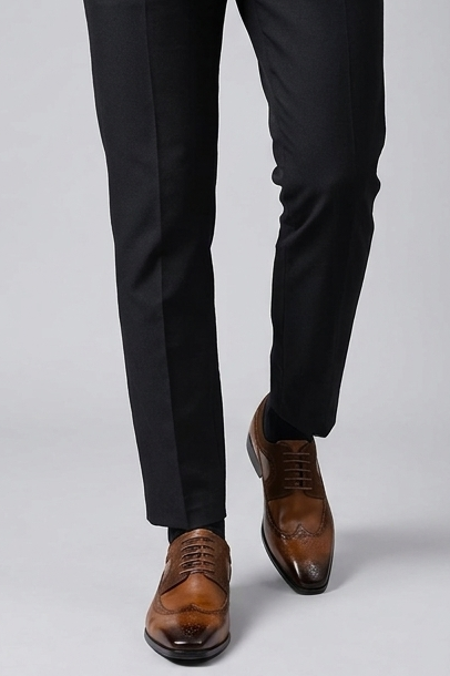 Leather Style Lace-Up Oxford Dress Shoes Men
