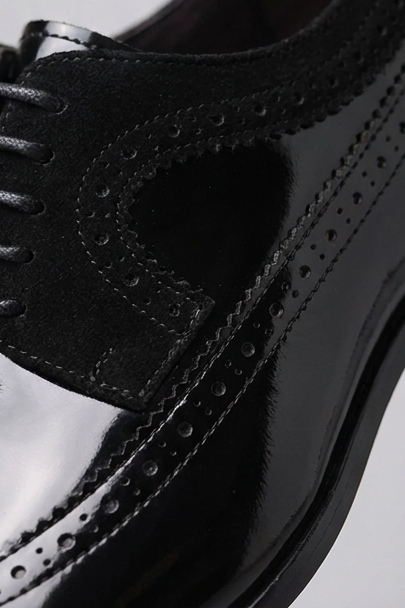 Leather Style Lace-Up Oxford Dress Shoes Men