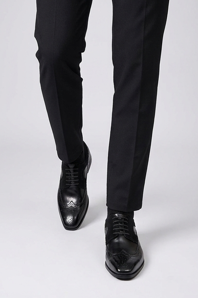 Leather Style Lace-Up Oxford Dress Shoes Men