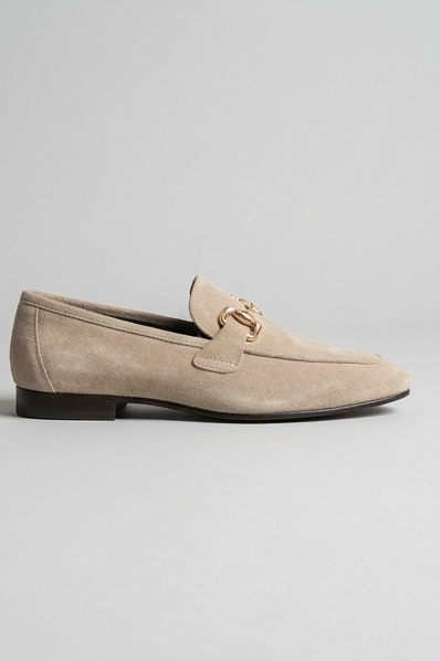 Men’s Horsebit Loafers – Almond Toe Slip-On Shoes