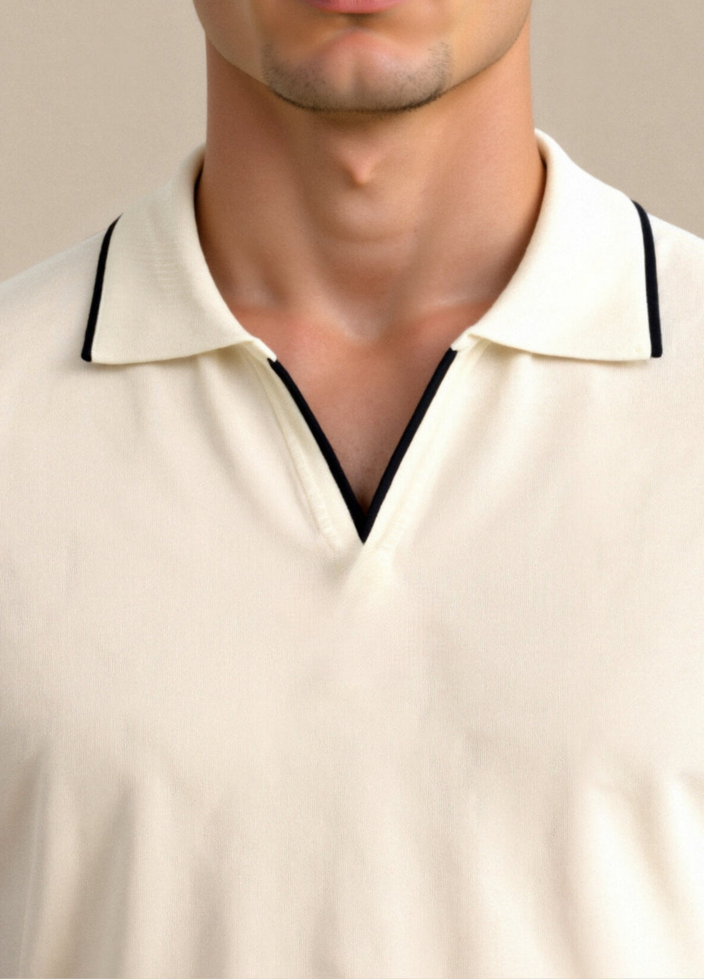 Men’s Slim Fit Polo Shirt – Soft Knit Tailored Style