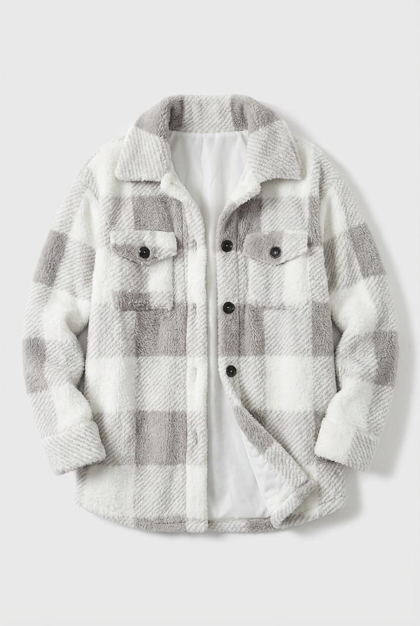 Women’s Soft Plaid Jacket