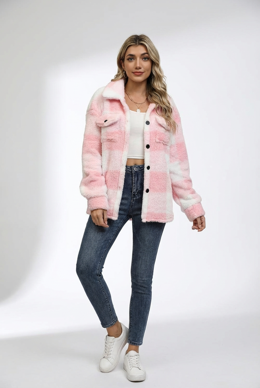 Women’s Soft Plaid Jacket