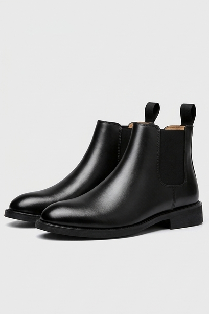Suede Chelsea Ankle Boots Pull Tab Men