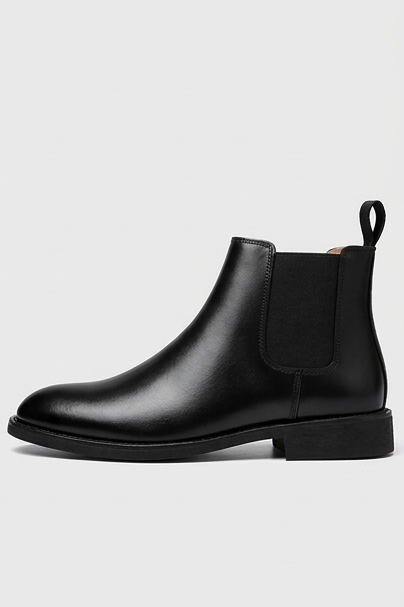 Suede Chelsea Ankle Boots Pull Tab Men