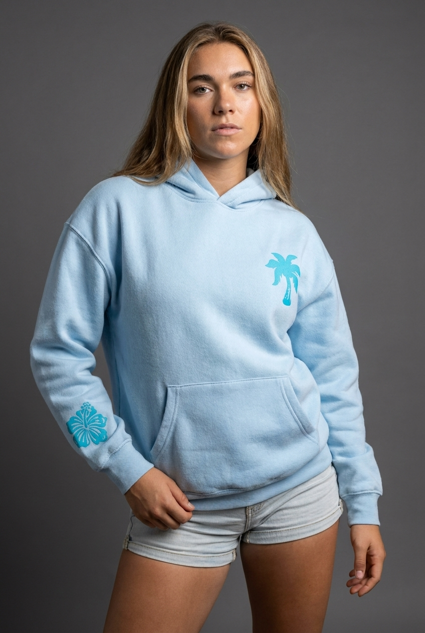 Graphic Print Pullover Oversized Hoodie Sweatshirt Women