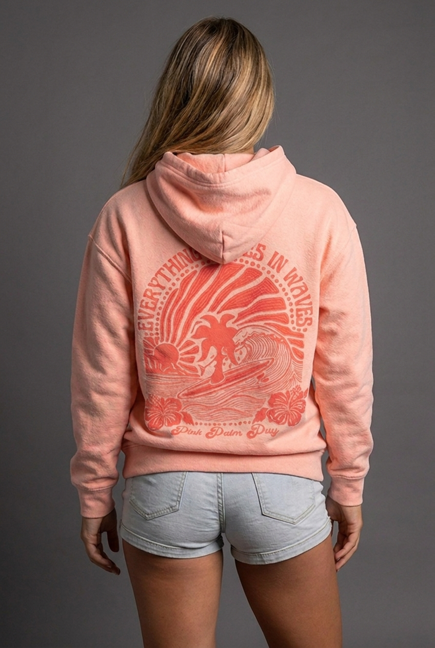 Graphic Print Pullover Oversized Hoodie Sweatshirt Women
