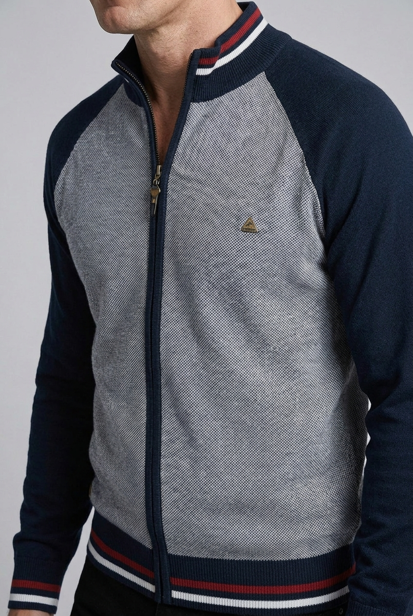 Slim Fit Comfortable Full Zip Vest Men