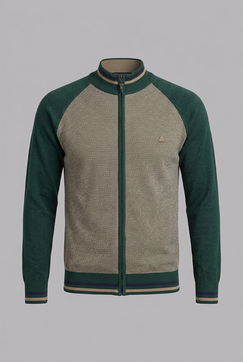 Slim Fit Comfortable Full Zip Vest Men