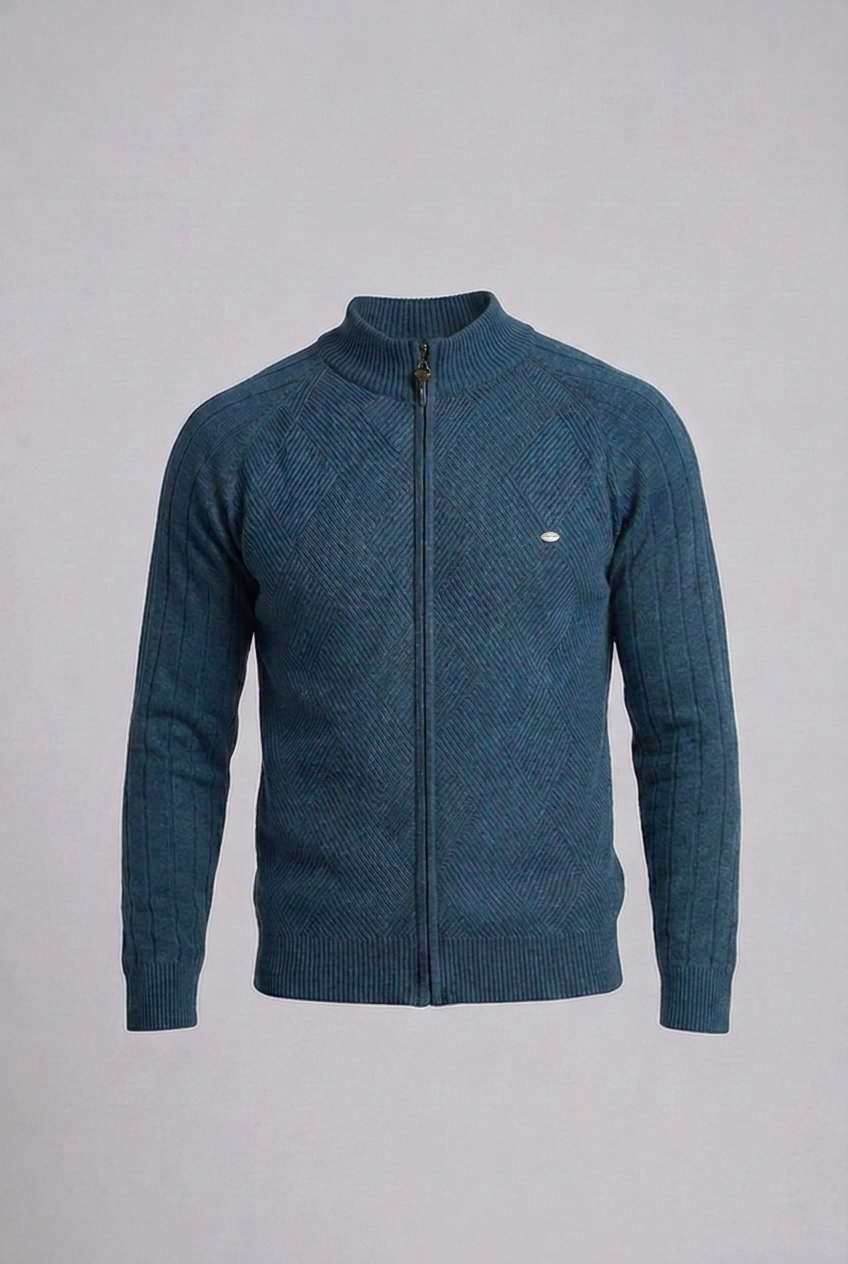 Slim Fit Comfortable Full Zip Vest Men