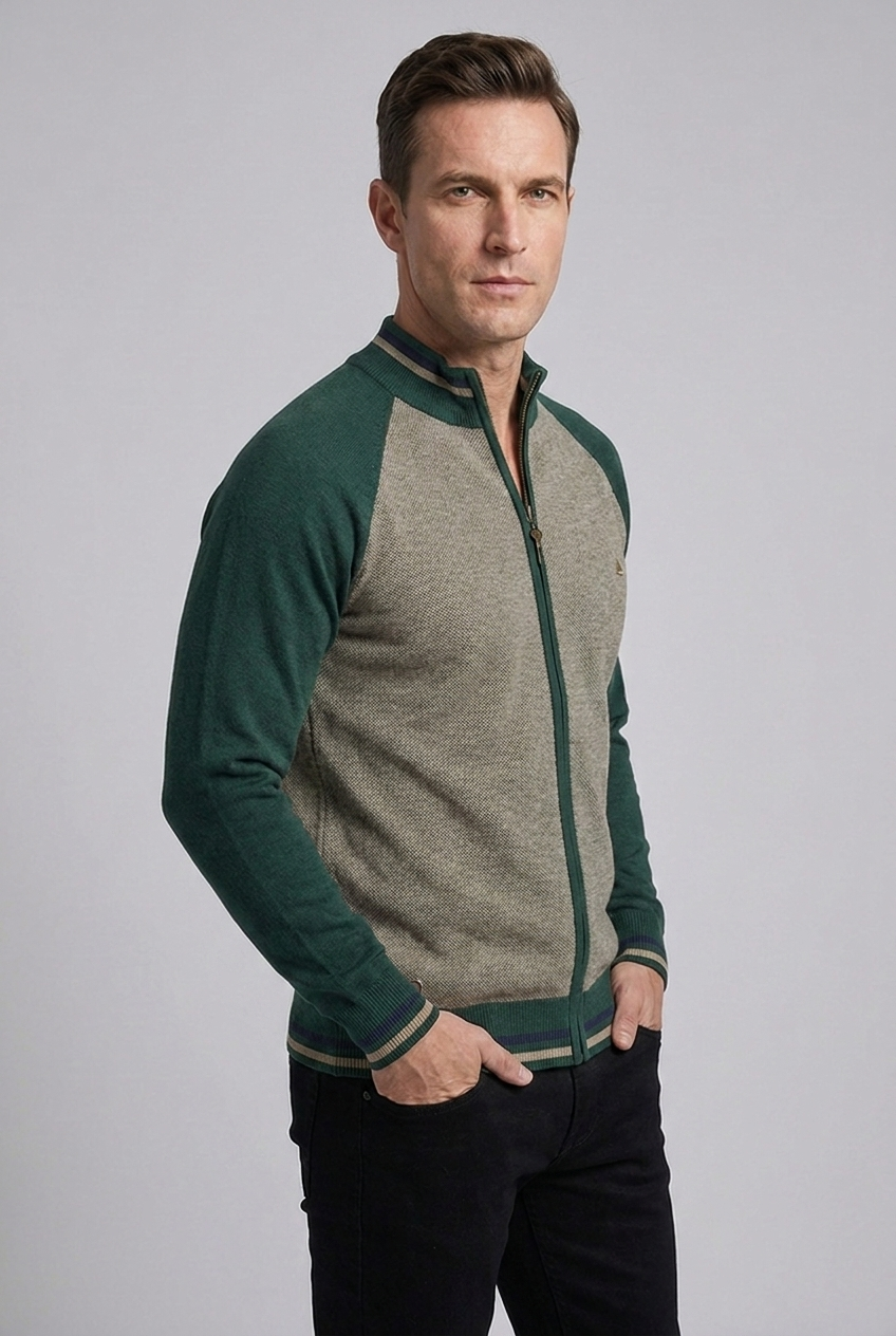 Slim Fit Comfortable Full Zip Vest Men