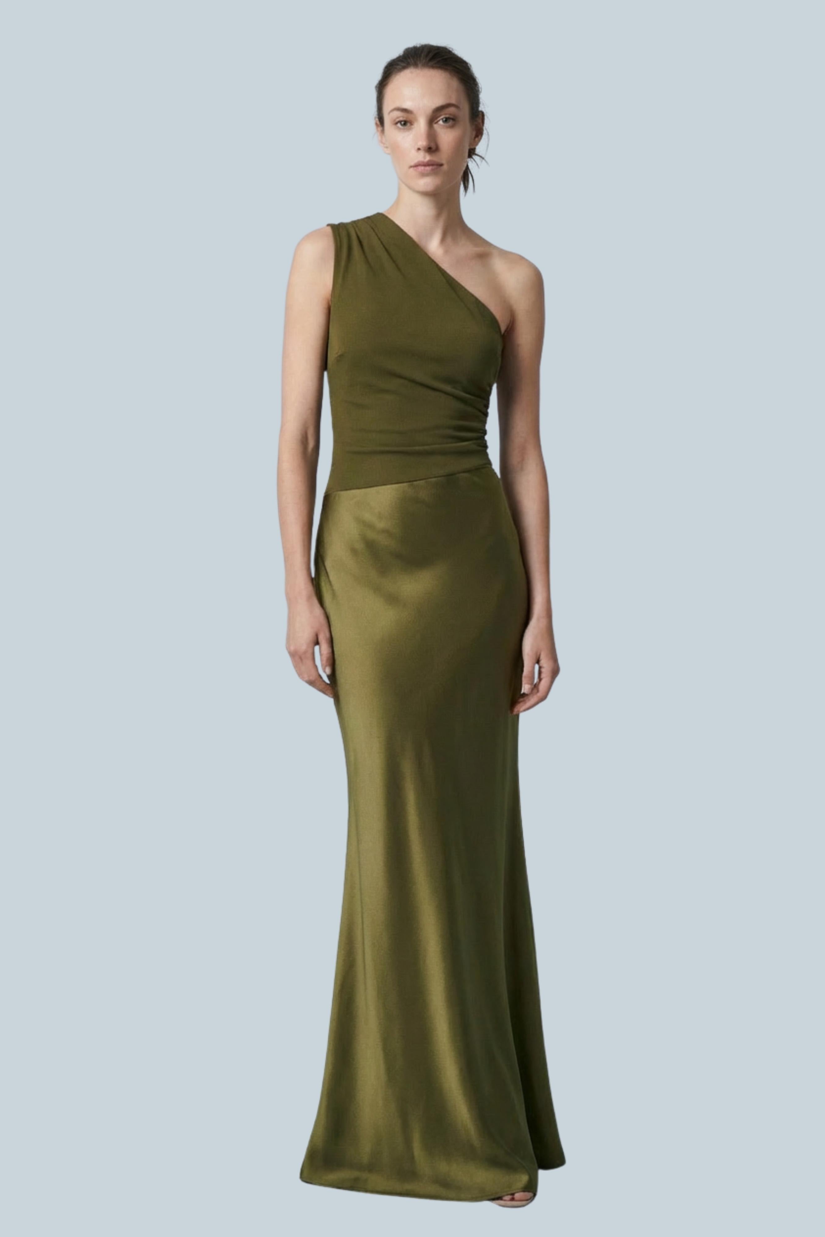 Women’s Elegant One Shoulder Occasion Maxi Dress