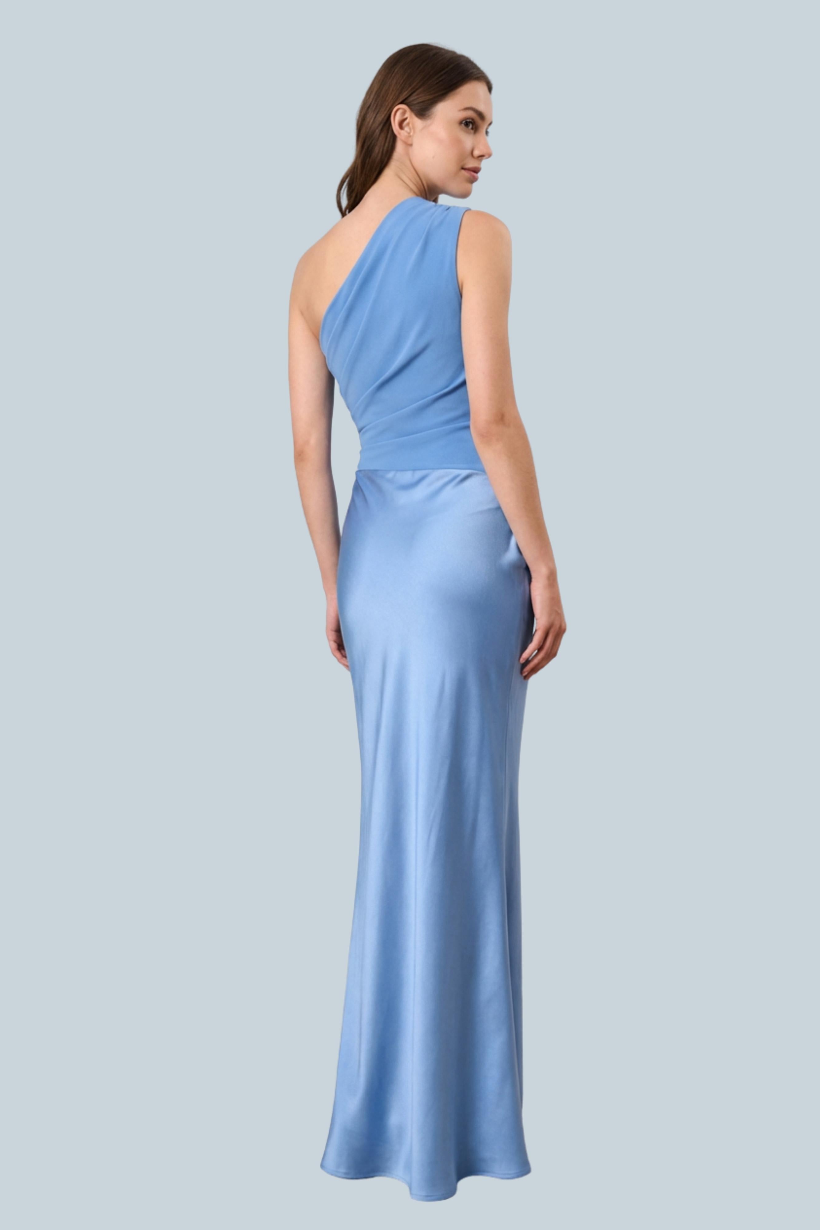 Women’s Elegant One Shoulder Occasion Maxi Dress