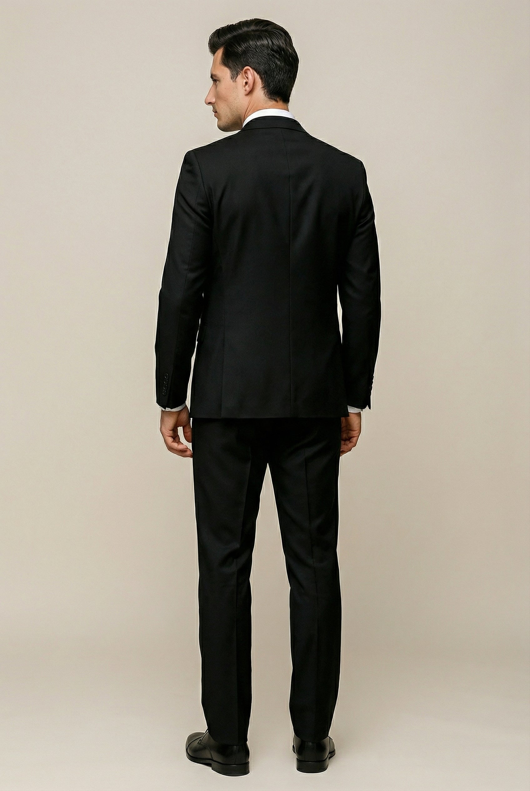 Men’s 3-Piece Slim Fit Suit – Tailored Single Breasted Formal Set