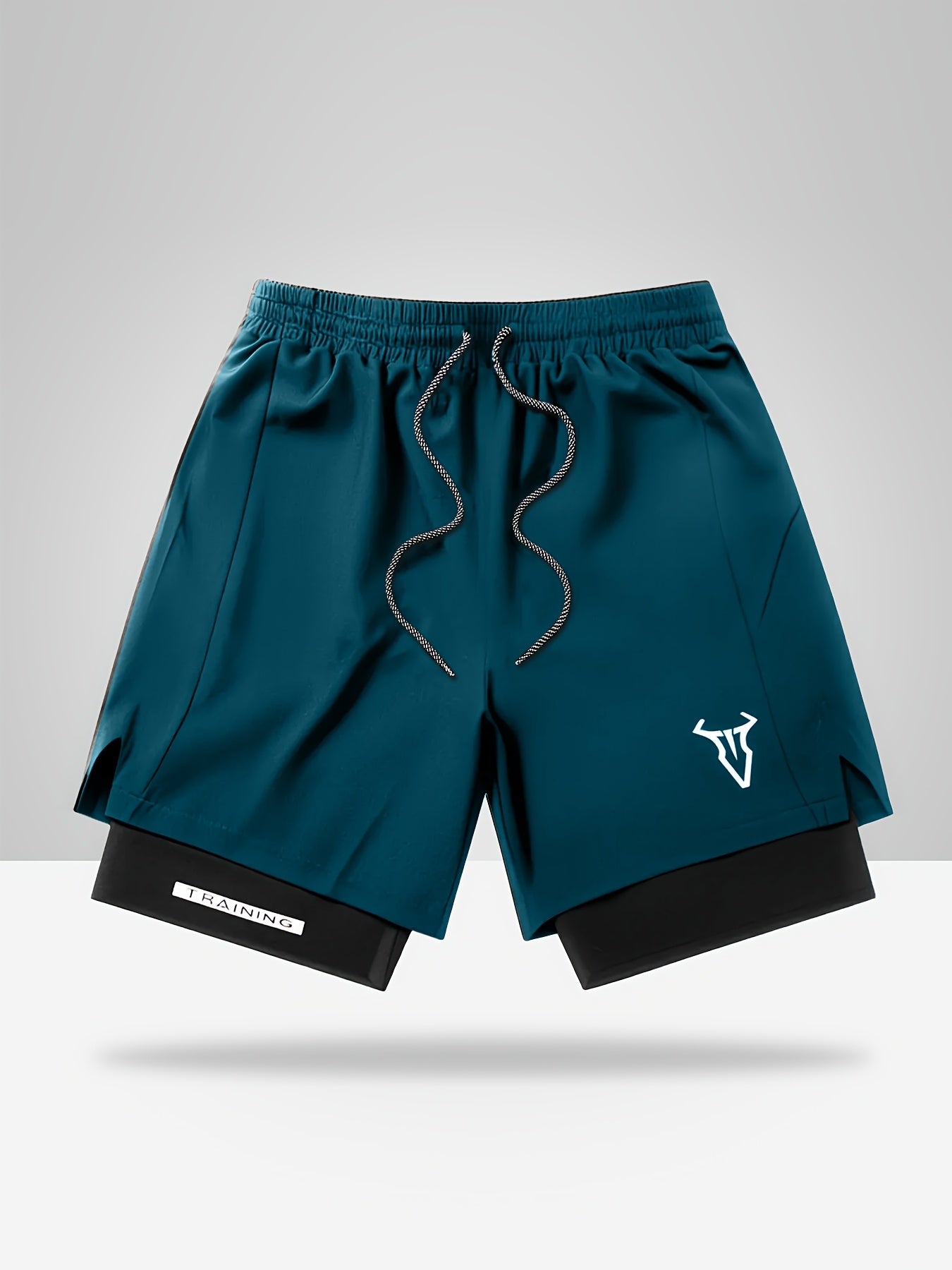 Men’s 2-In-1 Training Shorts – Lightweight Gym Shorts with Built-In Compression Liner