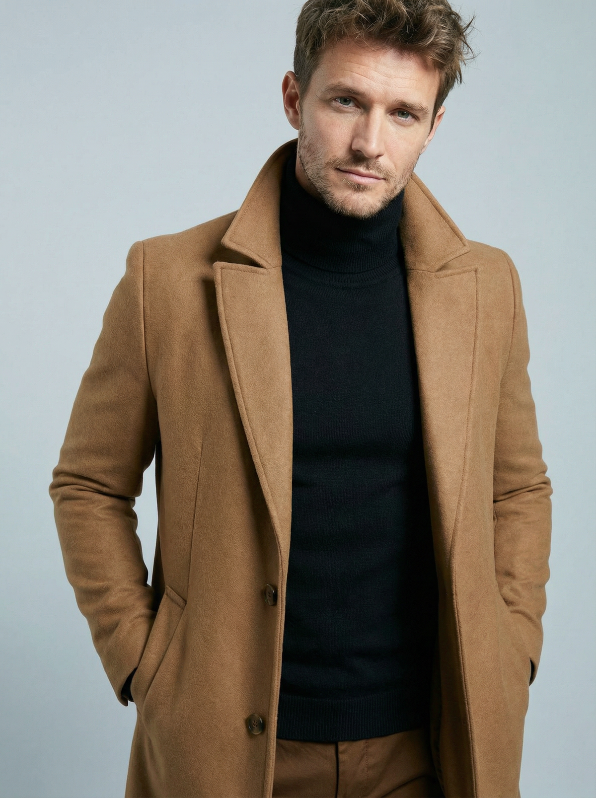 Men’s Structured Formal Winter Coat