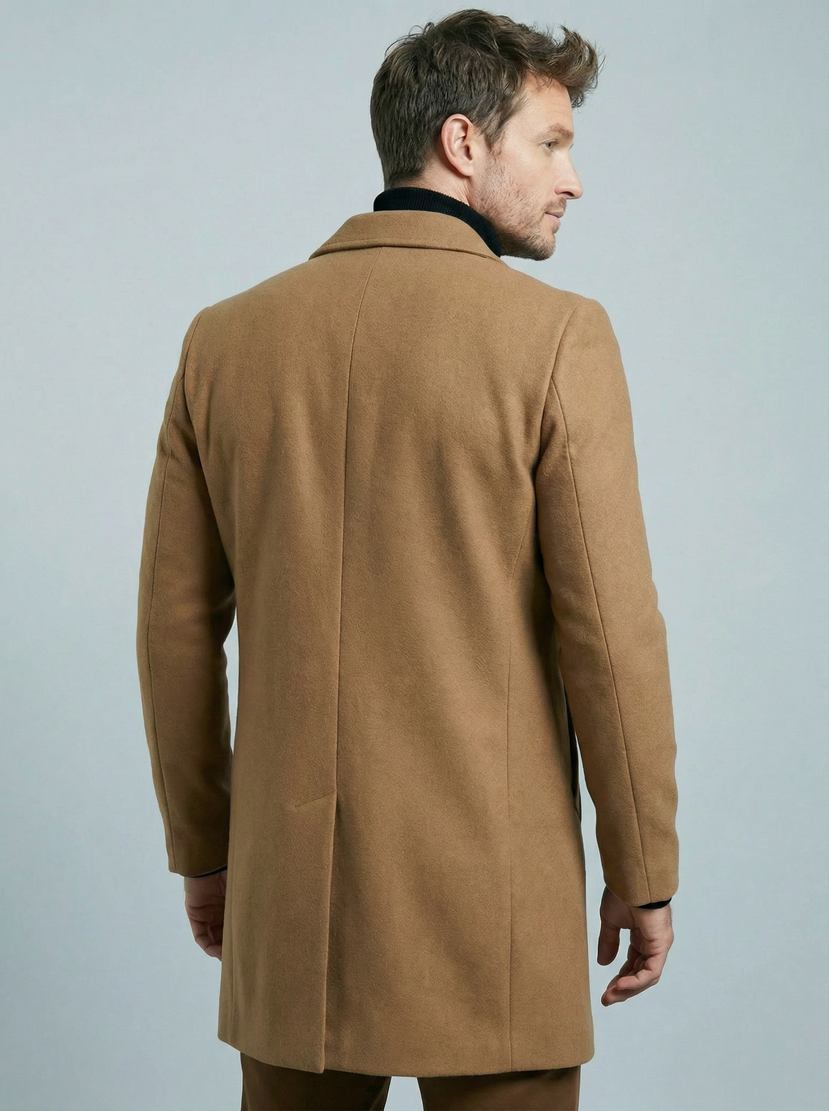 Men’s Structured Formal Winter Coat