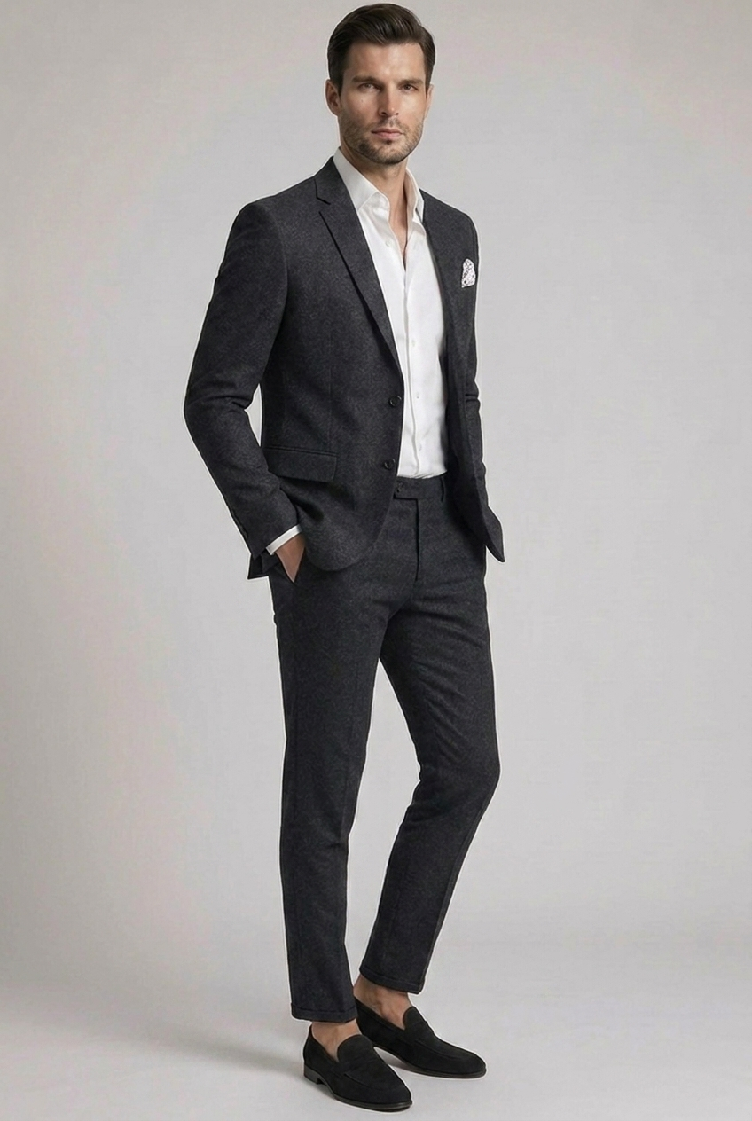 Casual Two-Piece Comfortable Business Suit Men