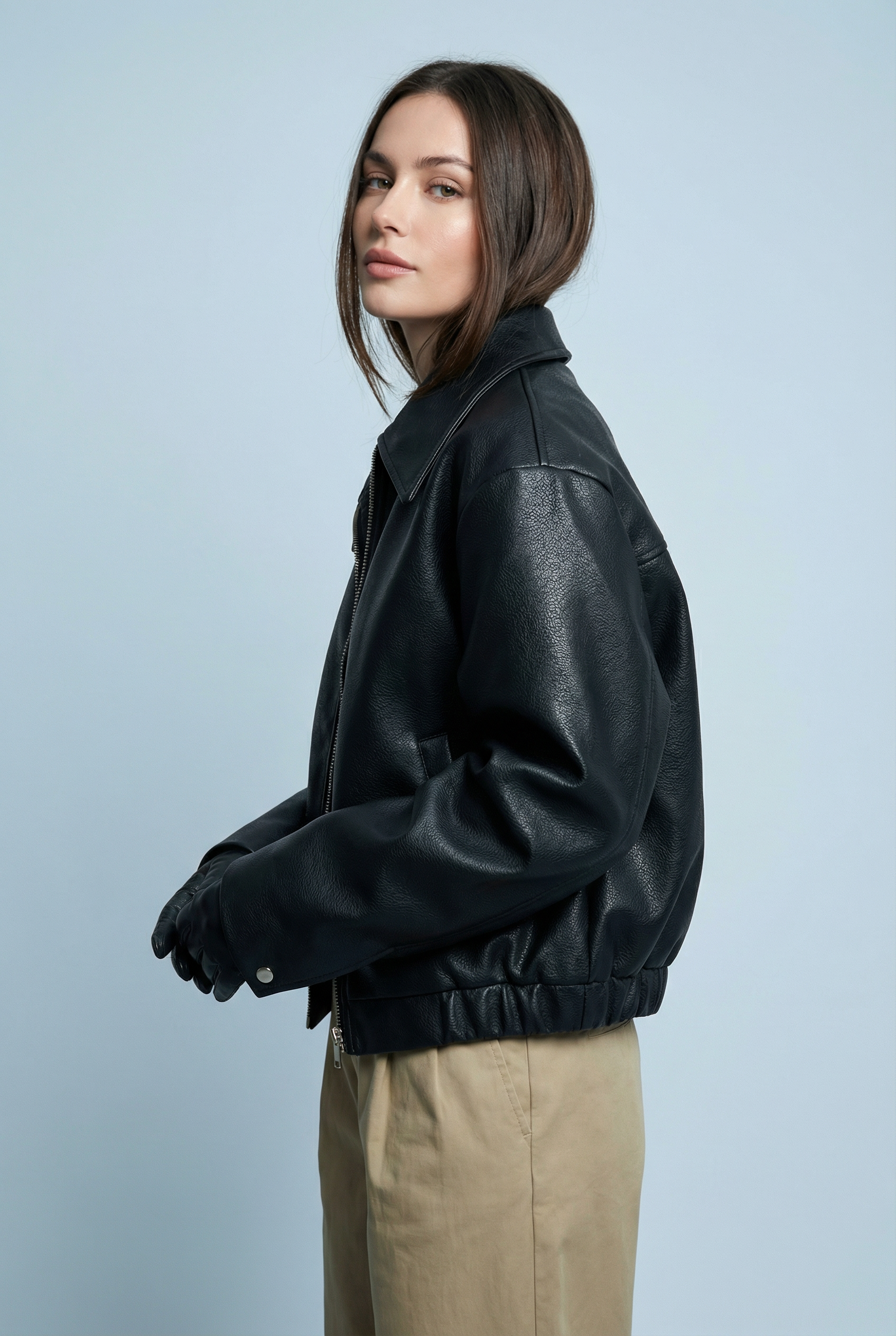 Women’s Retro Leather Jacket