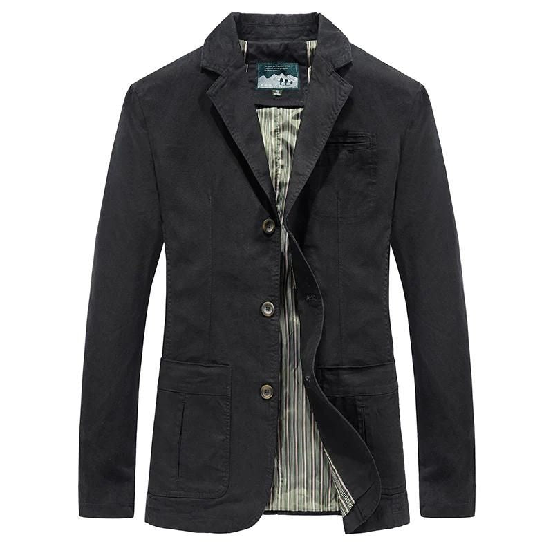 Lightweight Structured Casual Tailored Blazer Shacket Men