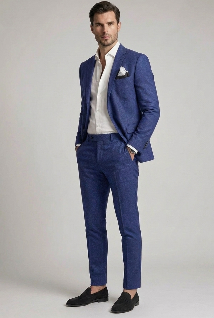 Casual Two-Piece Comfortable Business Suit Men