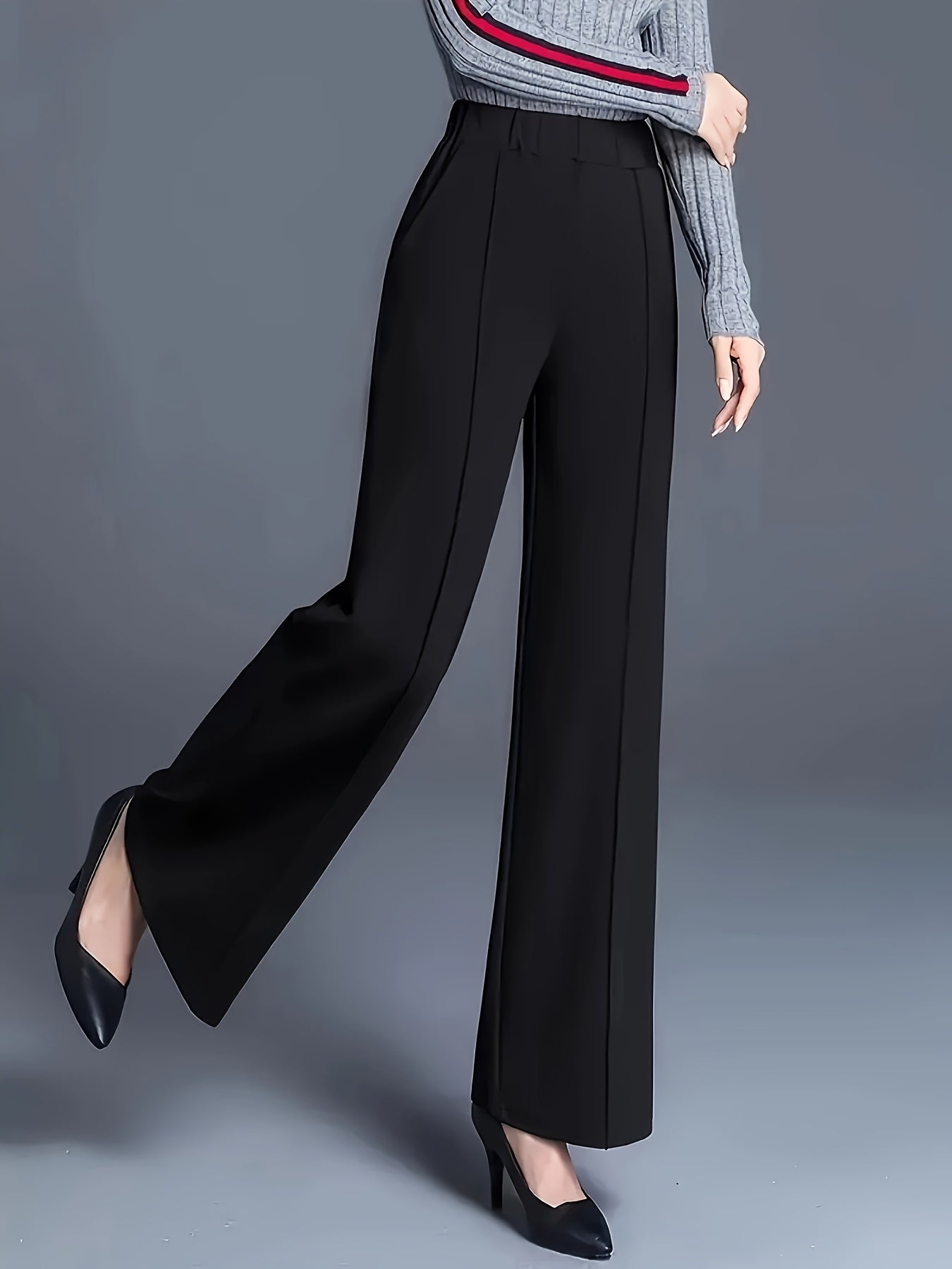 Avery – High Waist Tailored Wide-Leg Trousers