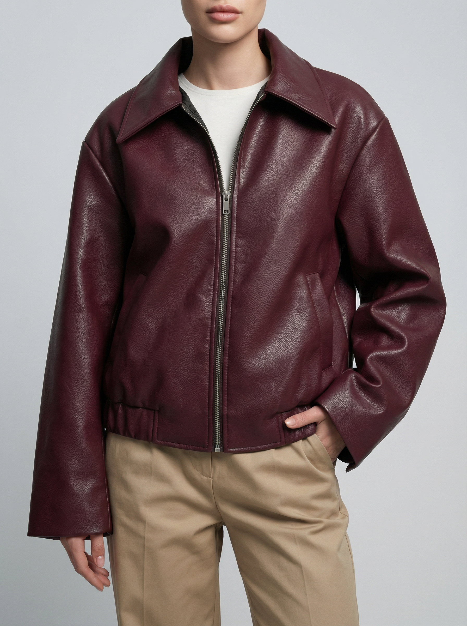 Women’s Retro Leather Jacket