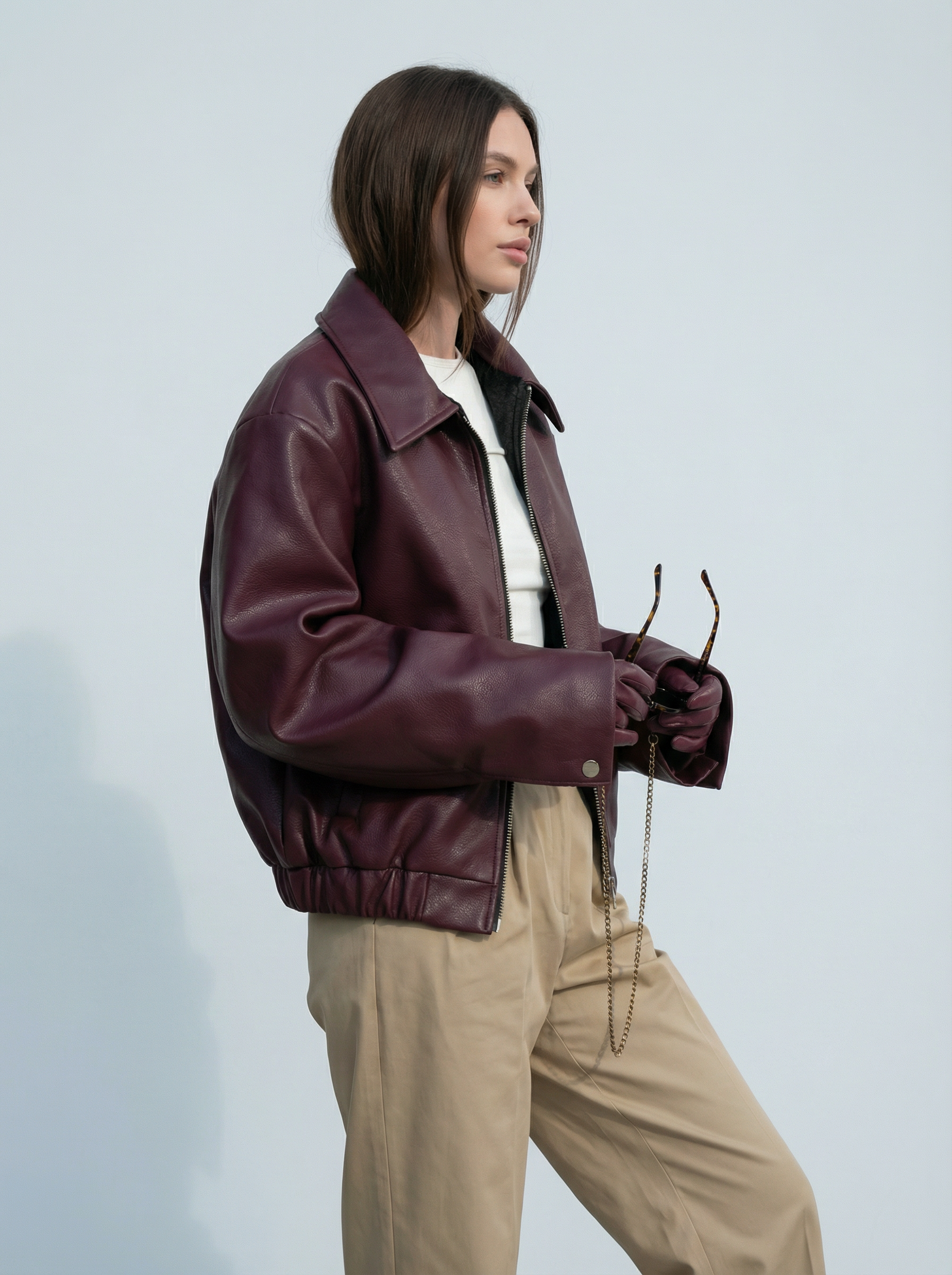 Women’s Retro Leather Jacket