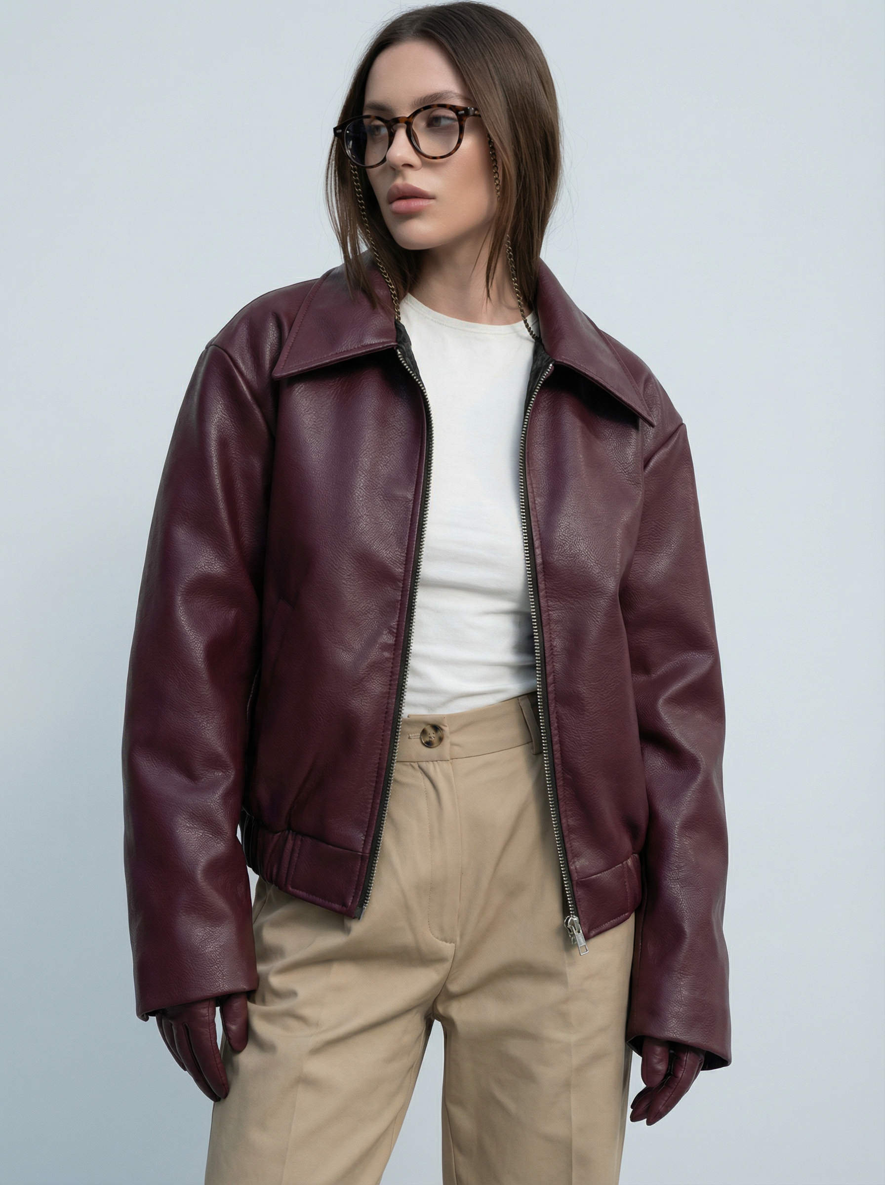 Women’s Retro Leather Jacket