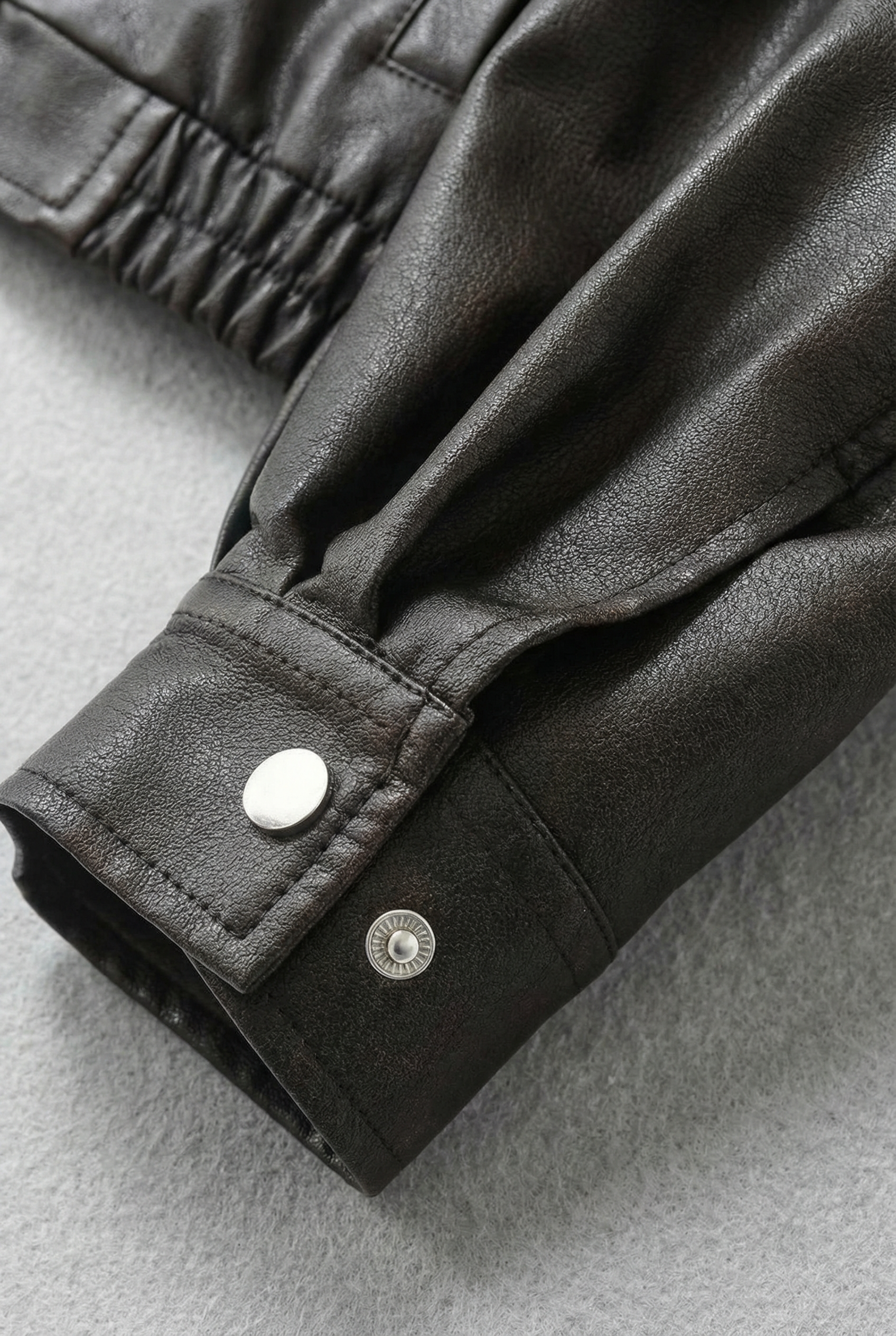 Women’s Classic Faux Leather Jacket