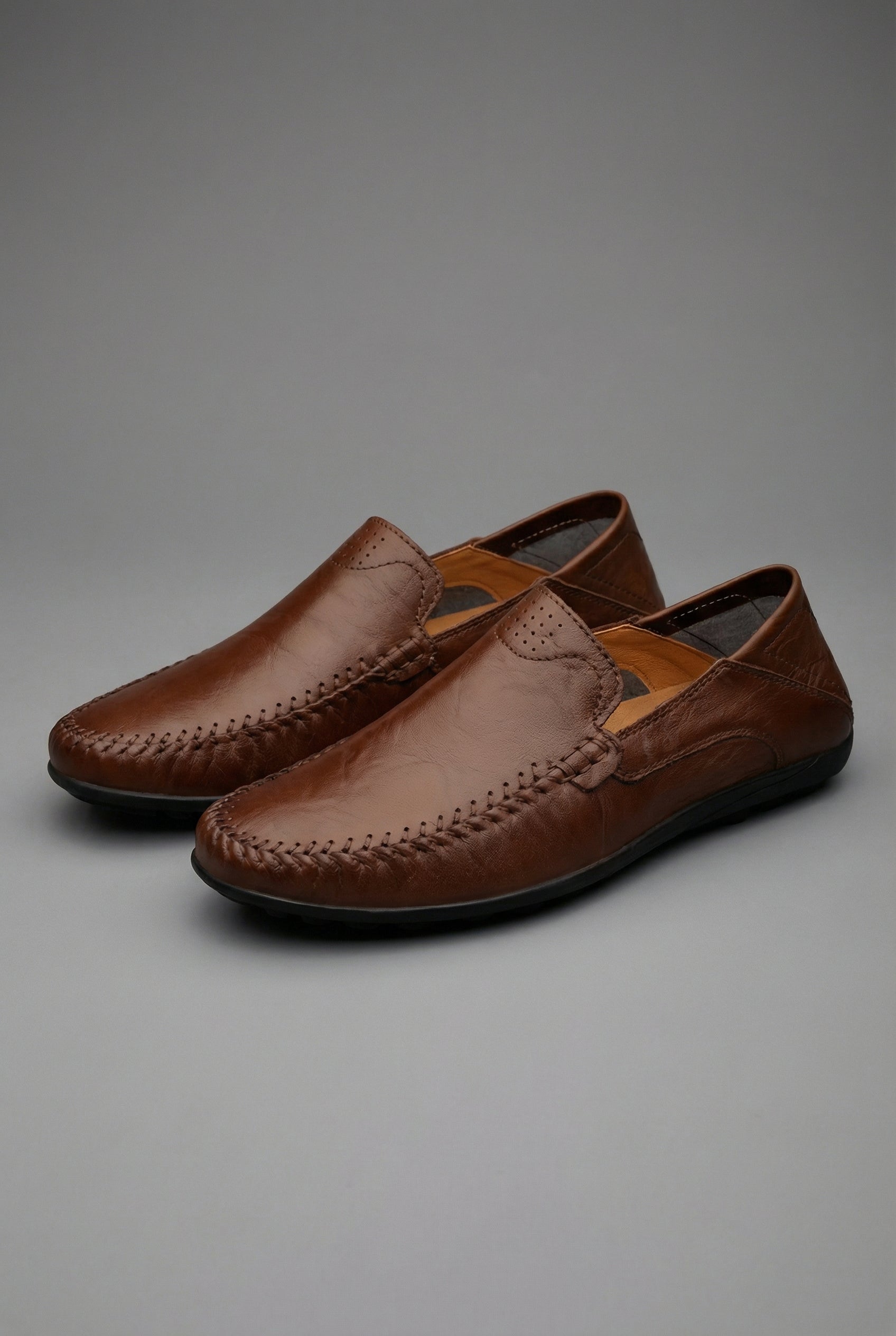 Men’s Leather Style Loafer Slip-Ons Casual Business Shoes