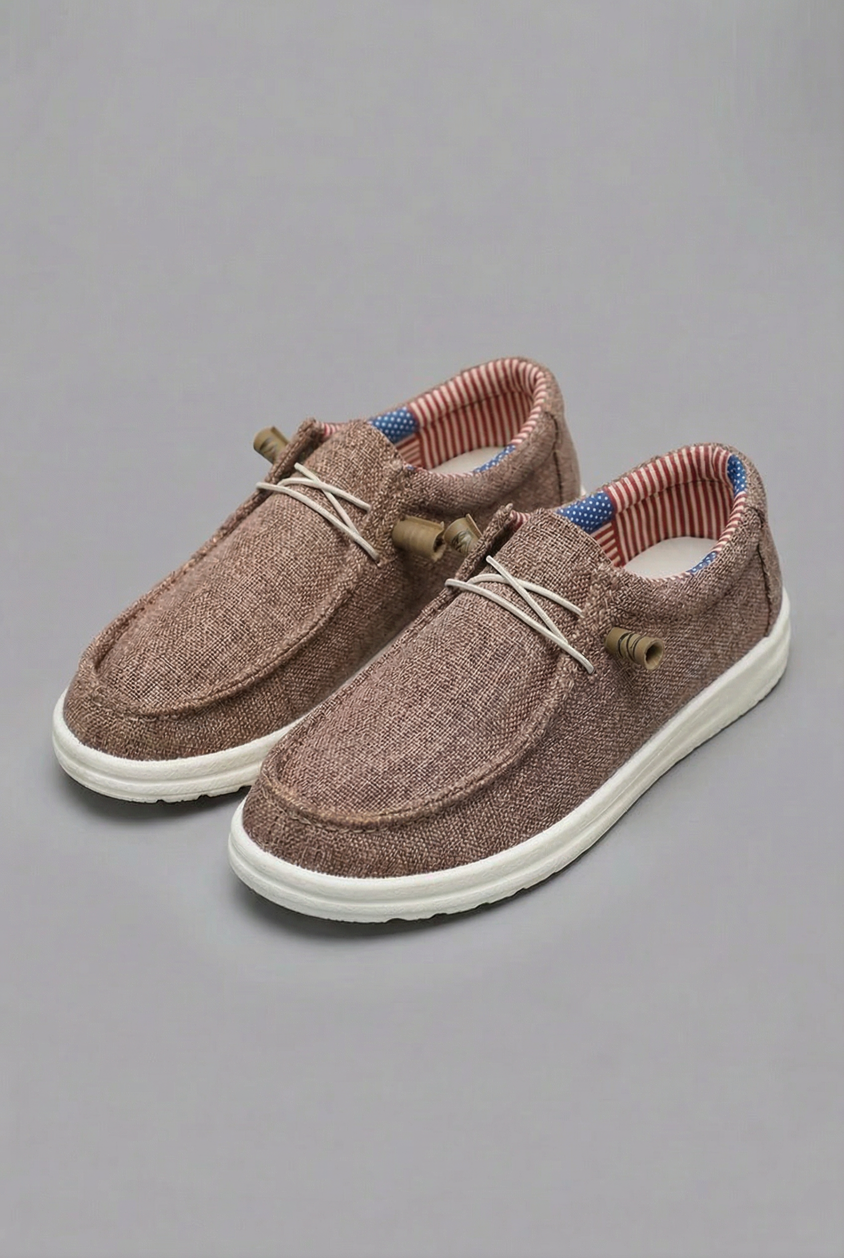 Men’s Canvas Slip-On Loafers Casual Lightweight Shoes