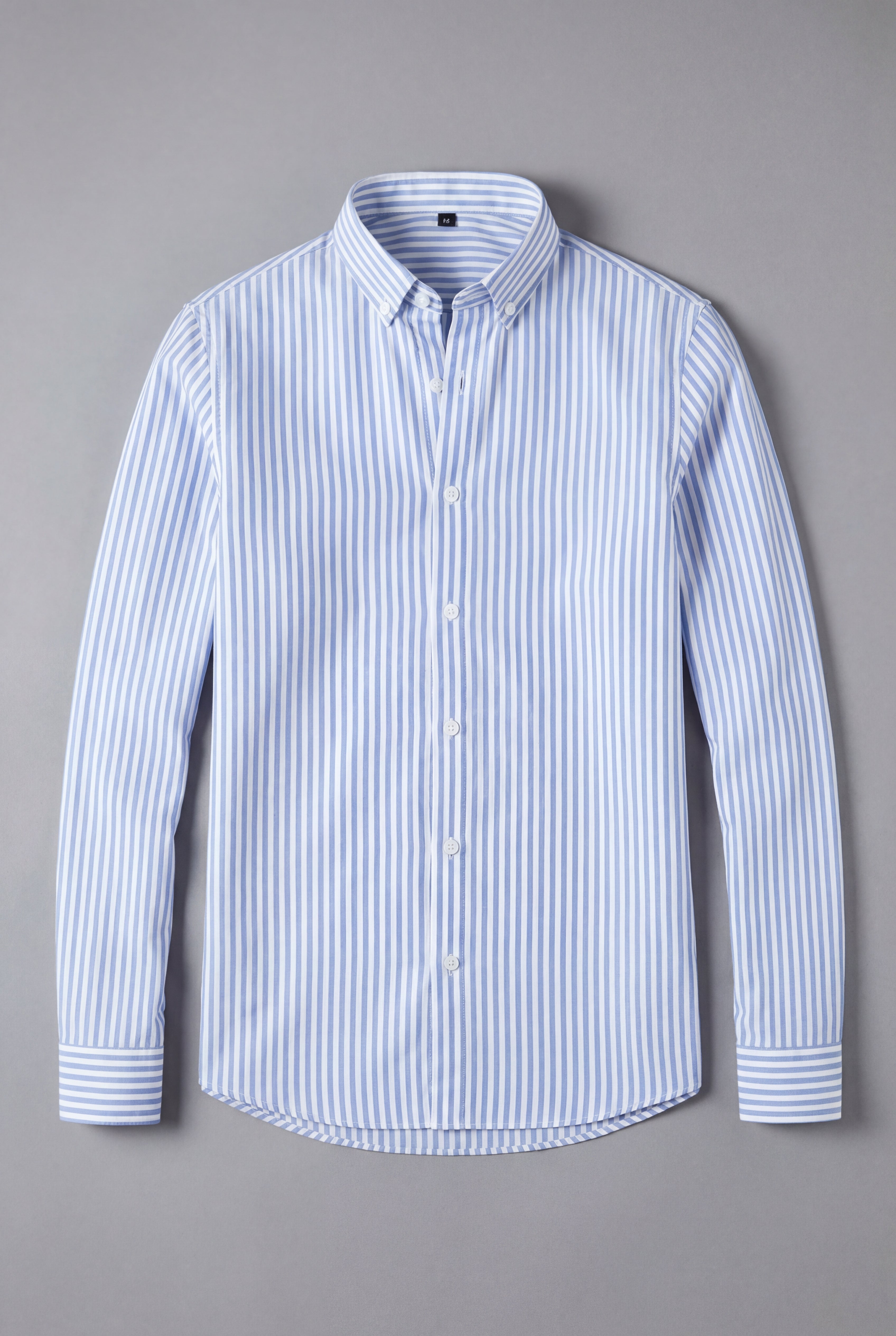 Men's Vertical Stripe Overshirt – Lightweight Layer & Smart Casual Fit