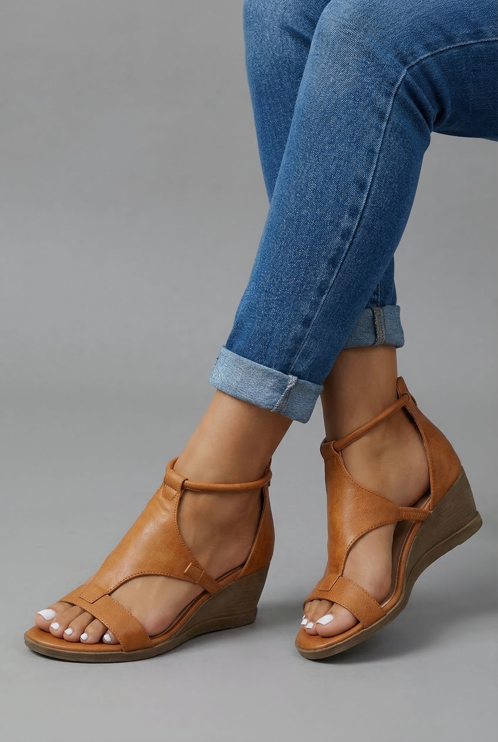 Women’s Comfortable Orthopedic Leather Style Sandals