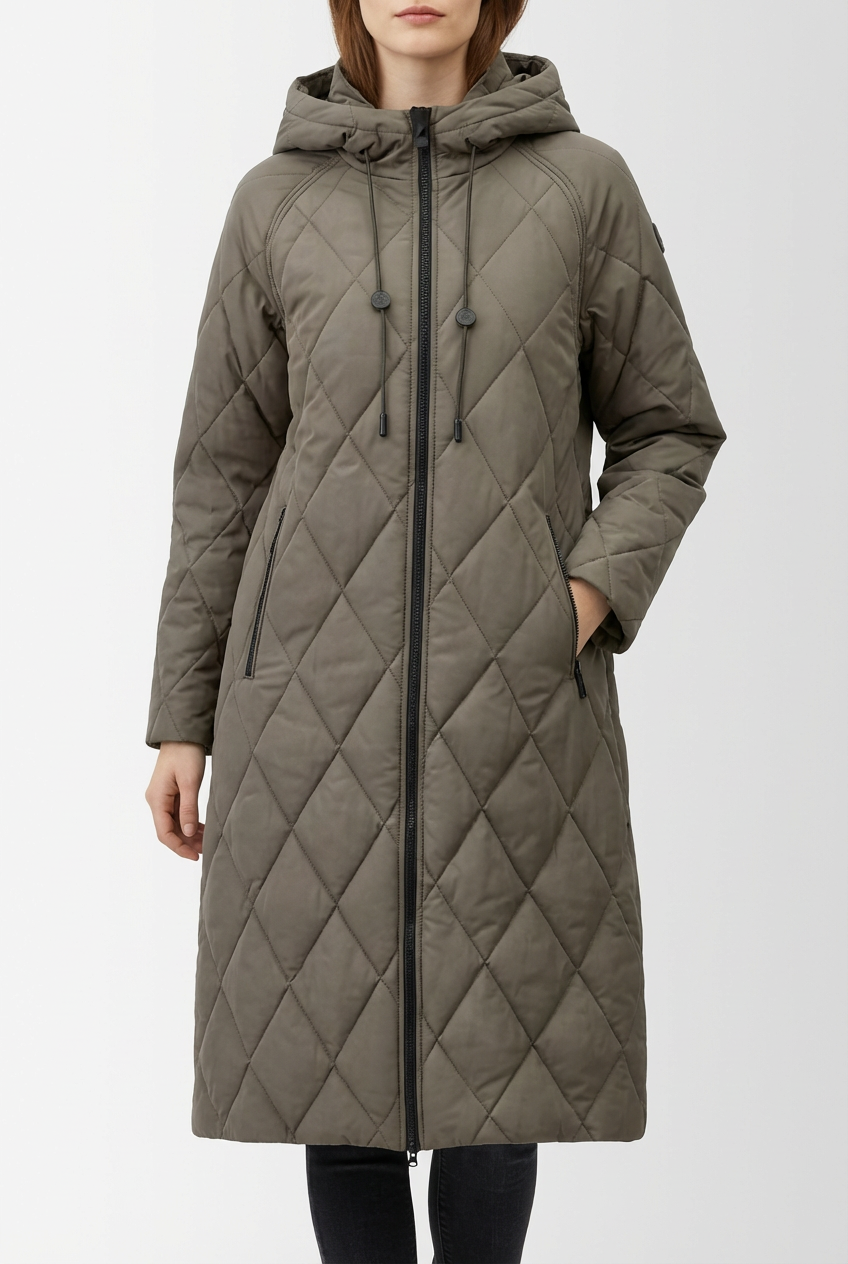 Women’s Long Hooded Puffer Coat