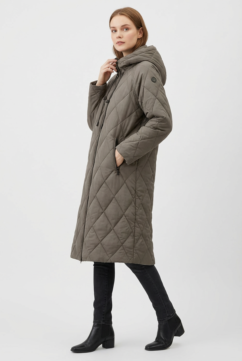 Women’s Long Hooded Puffer Coat