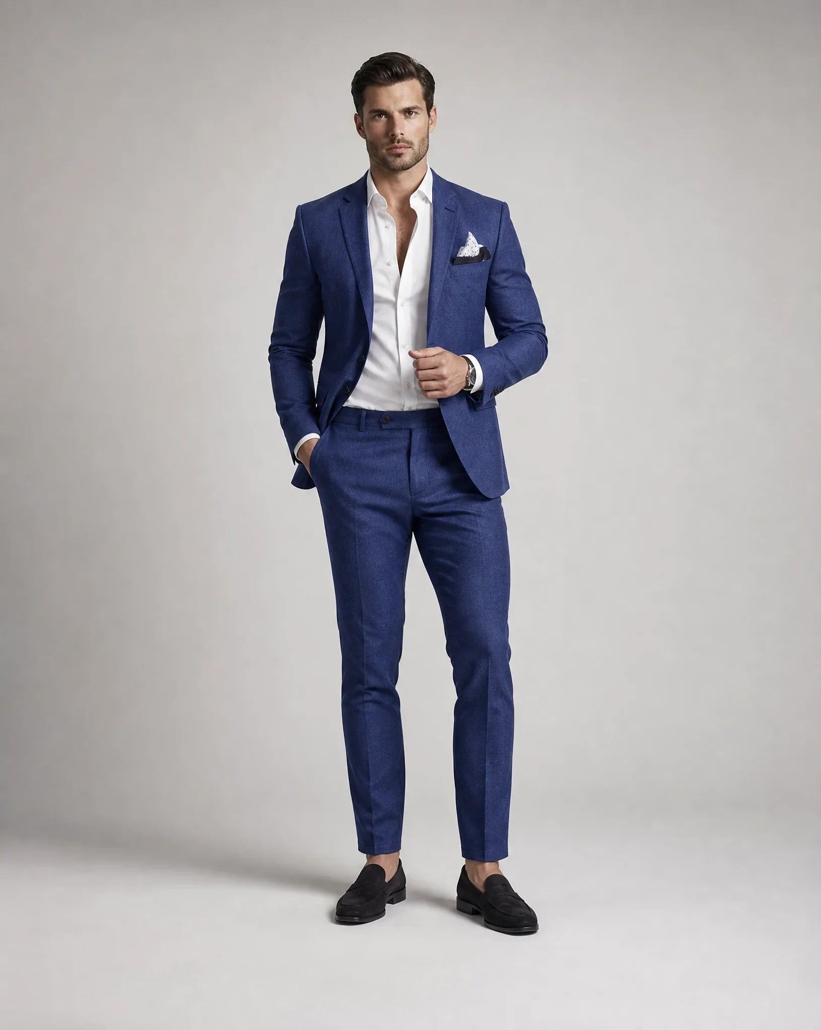 Casual Two-Piece Comfortable Business Suit Men