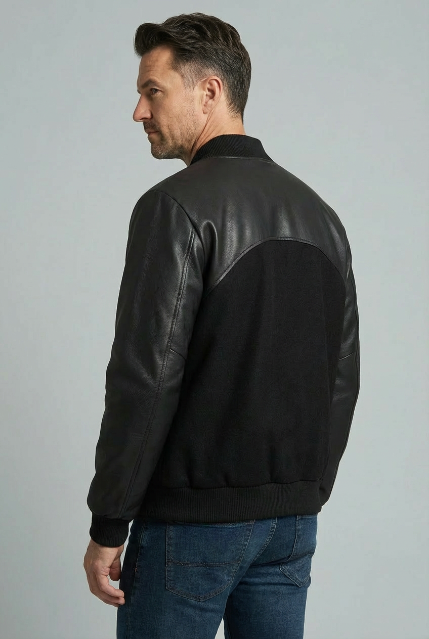 Men’s Retro Embroidered Baseball Jacket