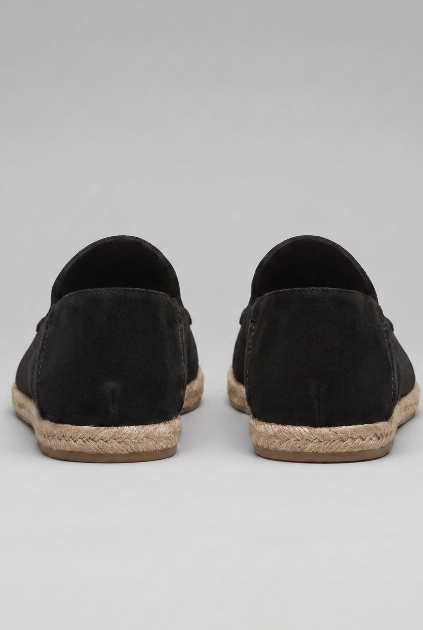 Suede Espadrille Slip-On Loafers Casual Men Shoes