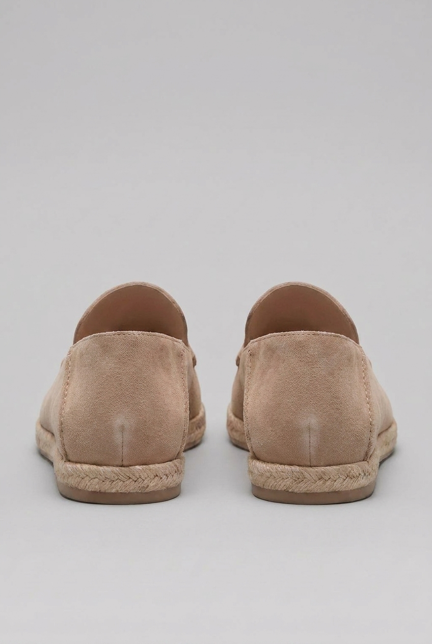 Suede Espadrille Slip-On Loafers Casual Men Shoes