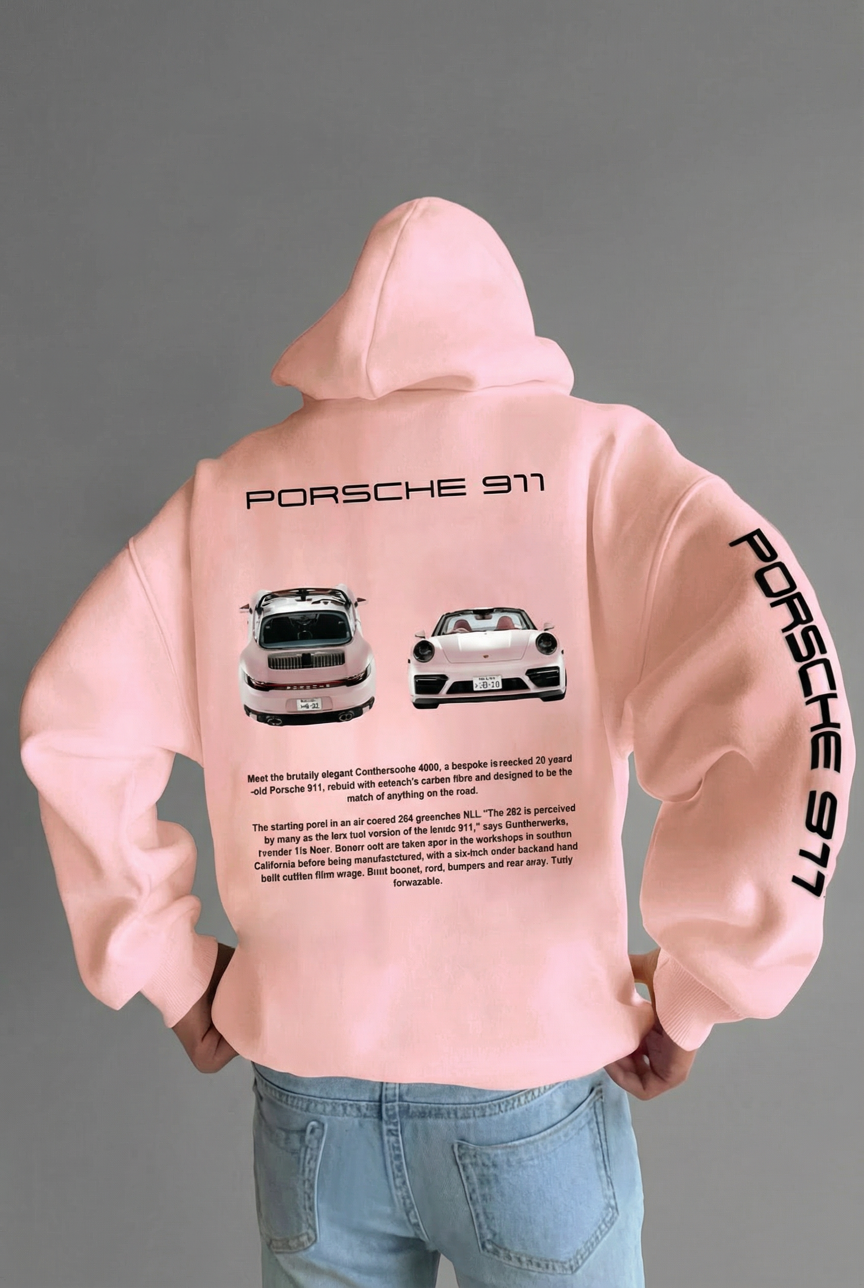 Men's Racing Graphic Relaxed Fit Hoodie