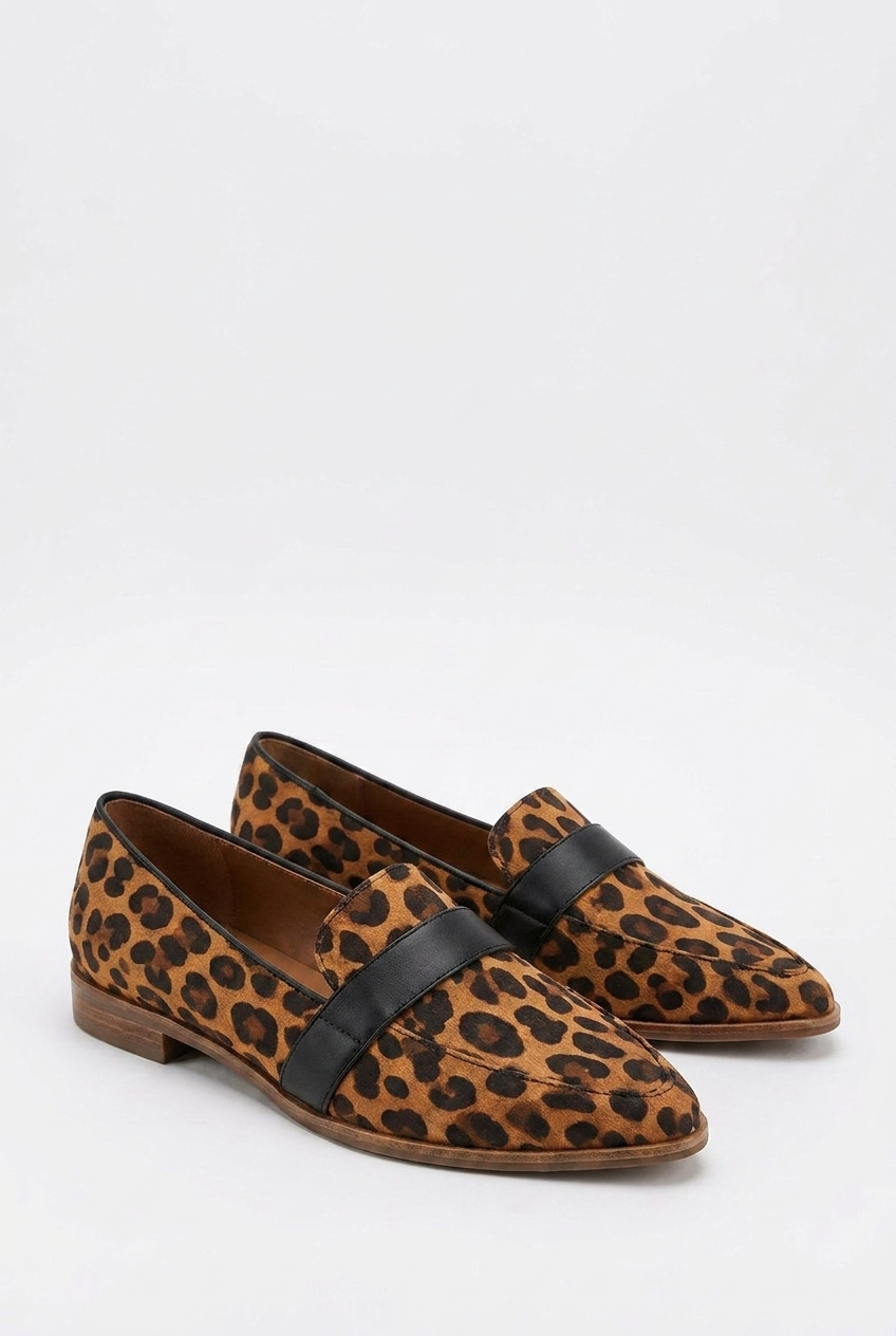 Suede Style Pointed Toe Warm Loafers Women