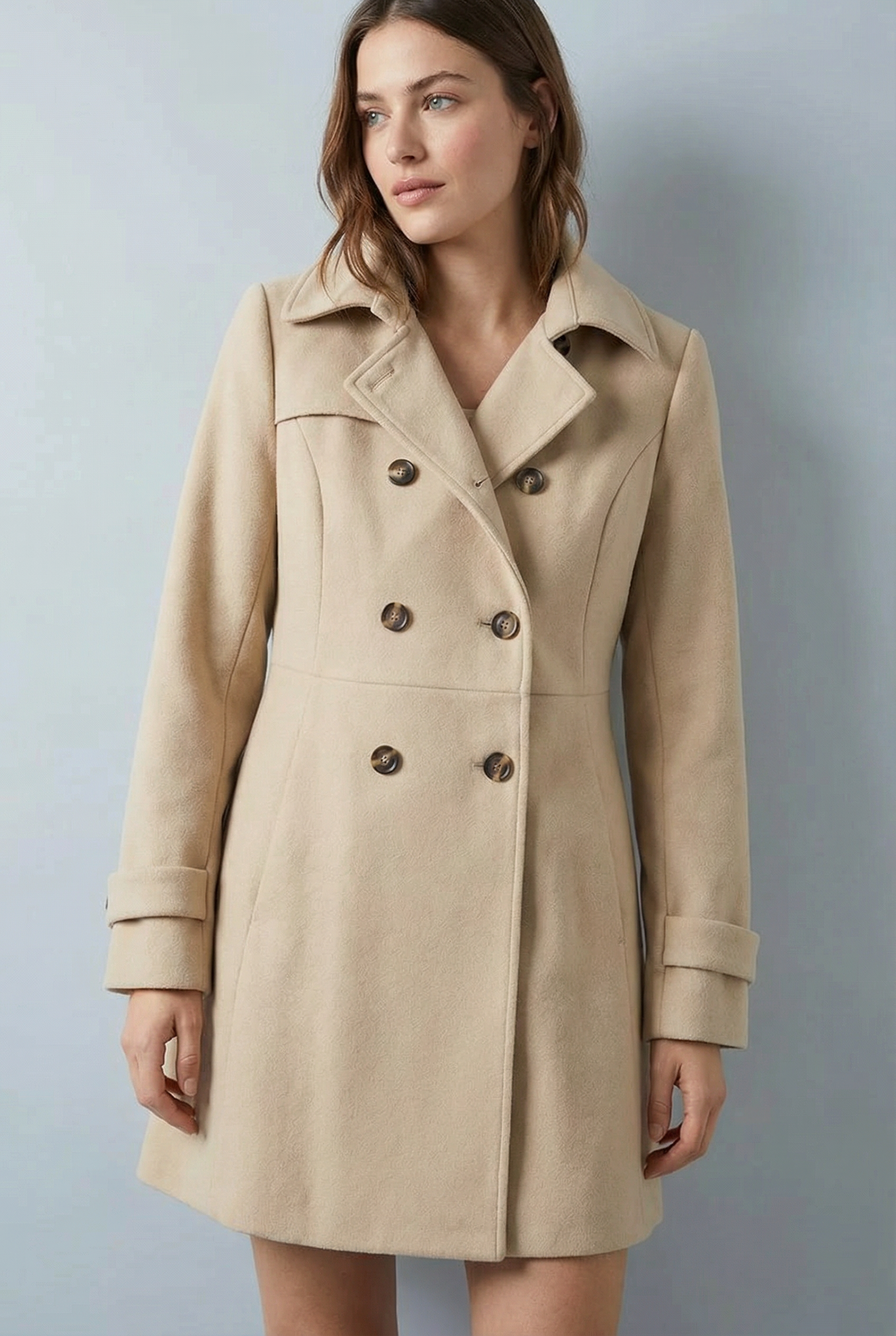 Women's Sophisticated Longline Trench Coat